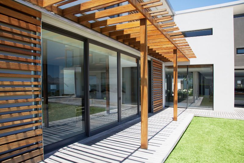 minimalist verandah